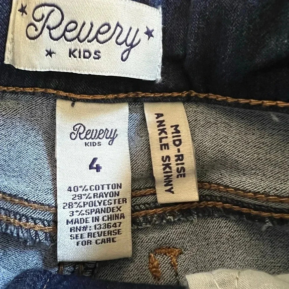 Revery Kids size 4 Jean - Picture 2 of 3